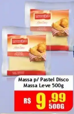Supermercado Kibe Massa p/ Pastel Disco Massa Leve oferta