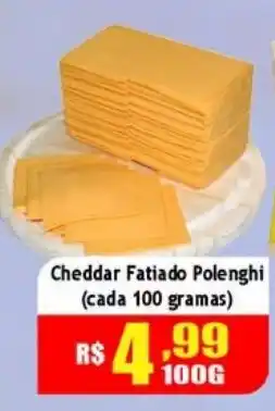 Supermercado Kibe Cheddar Fatiado Polenghi oferta