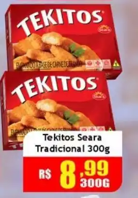 Supermercado Kibe Tekitos seara tradicional oferta