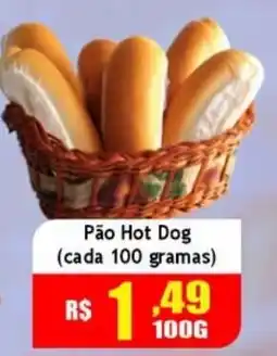 Supermercado Kibe Pão Hot Dog oferta