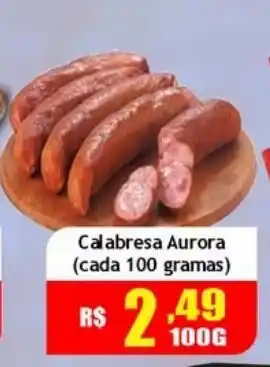 Supermercado Kibe Calabresa aurora oferta