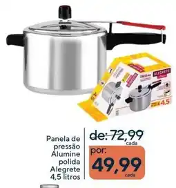 Coop Panela de pressão Alumine polida Alegrete oferta