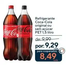 Coop Refrigerante coca-cola original ou sem açúcar oferta