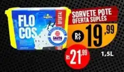 Saito Supermercados Sorvete pote oferta