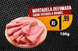 Saito Supermercados mortadela defumada sadia fatiada a granel oferta