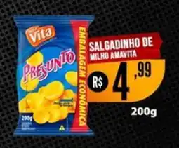 Saito Supermercados Salgadinho de milho amavita oferta