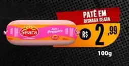 Saito Supermercados Patê em bisnaga seara oferta