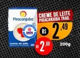 Saito Supermercados Creme de leite piracanjuba trad. oferta
