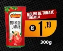 Saito Supermercados molho de tomate tomarelli oferta