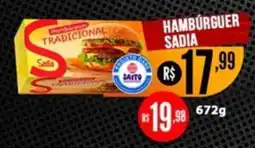 Saito Supermercados Hambúrguer tradicional oferta