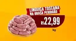 Saito Supermercados Linguiça Toscana na Brasa Perdigão oferta