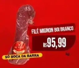 Saito Supermercados Filé mignon boi branco oferta