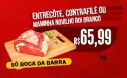 Saito Supermercados entrecote, contrafilé ou maminha novilho boi branco oferta