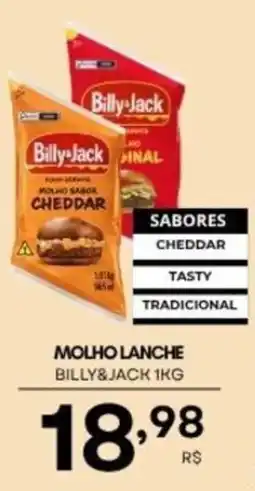 Mercadão Atacadista molho lanche billy&jack oferta