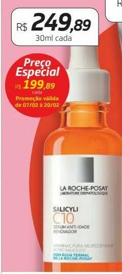 Sérum anti-idade la roche-posay salicyli c10 30ml
