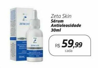 Zeta skin sérum antioleosidade 30ml