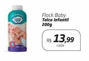 Drogal Flock baby talco infantil 200g oferta