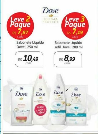 Drogal Sabonete líquido dove 250ml oferta