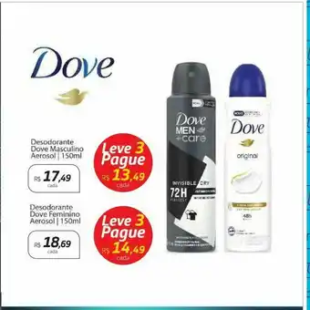 Drogal Desodorante dove masculino aerosol 150ml oferta