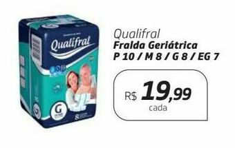 Drogal Qualifral fralda geriátrica oferta