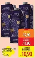 Atacadão Aliança - suco integral de uva oferta
