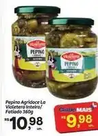Fort Atacadista La violetera - pepino agridoce inteiro/ fatiado oferta