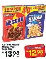 Fort Atacadista Nescau - kit cereal matinal 270g + snou 230g oferta