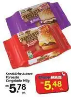 Fort Atacadista Aurora - sanduíche faroeste congelado oferta