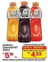 Fort Atacadista Gatorade - isotônico oferta