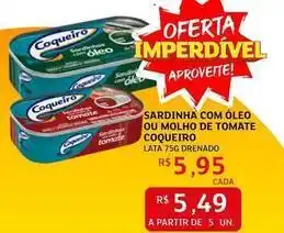 Assaí Atacadista Coqueiro - sardinha com oleo ou molho de tomate oferta