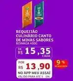 Assaí Atacadista Sabores - requeijão culinário canto de minas oferta