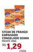 Assaí Atacadista Seara - steak de frango empanado congelado oferta