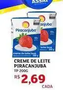 Assaí Atacadista Piracanjuba - creme de leite oferta