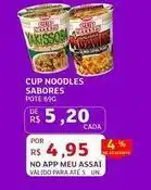 Assaí Atacadista Sabores - cup noodles sabores oferta