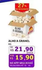 Assaí Atacadista De - alho a granel oferta