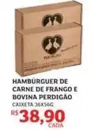 Assaí Atacadista Perdigão - hambúrguer de carne de frango e bovina oferta