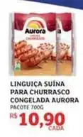 Assaí Atacadista Aurora - linguiça suína para churrasco congelada oferta
