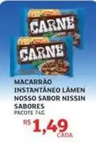 Assaí Atacadista Nissin - macarrão instataneo lámen nosso sabor oferta