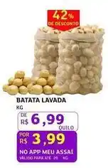 Assaí Atacadista De - batata lavada oferta