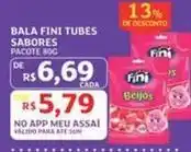 Assaí Atacadista Fini - bala tubes sabores oferta