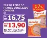Assaí Atacadista Copacol - file de peito de frango congelado oferta