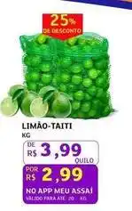 Assaí Atacadista De - limão-taiti oferta