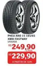 Assaí Atacadista Aro - pneu 15 185/65 xbri fastway oferta