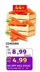 Assaí Atacadista De - cenoura oferta
