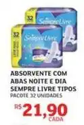 Assaí Atacadista Sempre livre - absorvente com abas noite e dia oferta