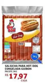 Assaí Atacadista Guibon - salsicha para hot-dog congelada oferta