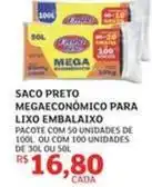 Assaí Atacadista Sol - saco preto megaeconómico para lixo oferta