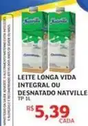 Assaí Atacadista Longa vida - leite longa vida integral ou desnatado natville oferta
