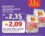 Assaí Atacadista Pacote - biscoito salgado oferta