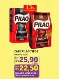 Assaí Atacadista Pilão - café oferta